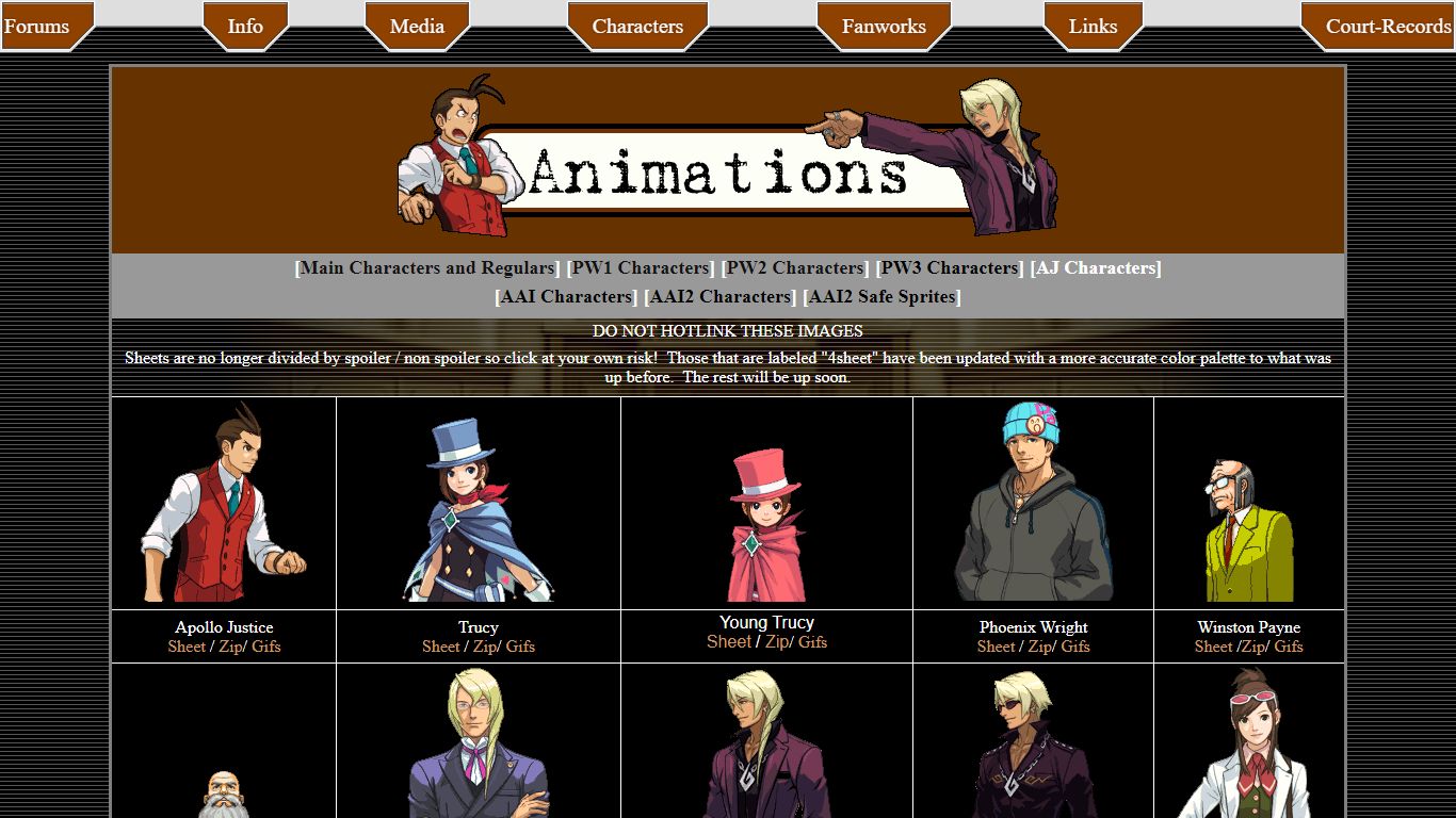 Animations - Court Records