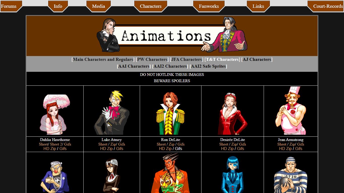 Animations - Court Records